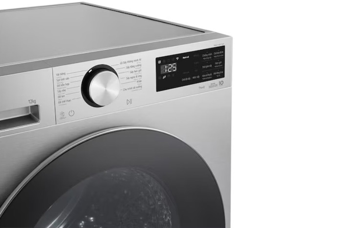 Máy sấy bơm nhiệt LG AI DUAL Inverter 12 kg RX12VHP5S1